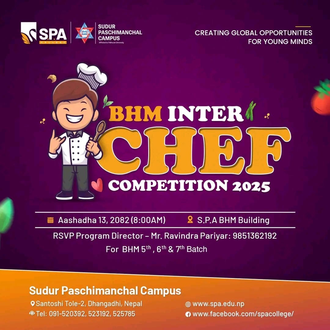 Get ready to spice things up!  BHM Intra Chef Competition 2025
